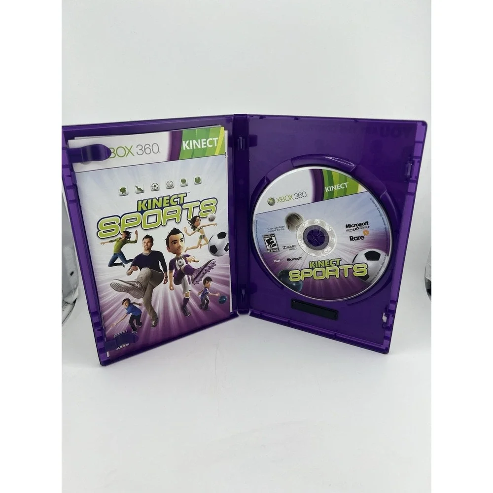 Kinect Sports Xbox 360 Microsoft Game Studios Rare CIB with Manual 2010 NTSC
